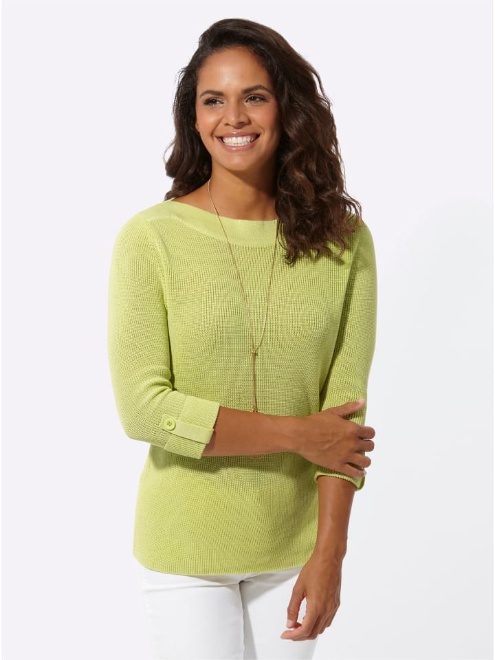 

Свитер с рукавами 3/4 фисташкового цвета WITT WEIDEN