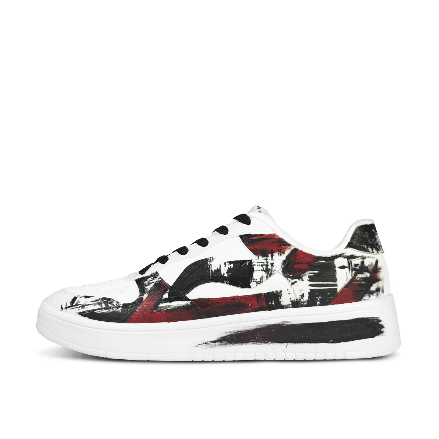 Кроссовки скейтбордические с принтом Li-Ning Black White