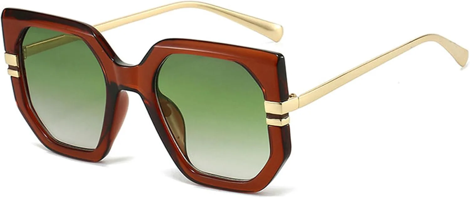 

Willochra Модные солнцезащитные очки «кошачий глаз» для женщин, ретро-квадратные солнцезащитные очки, модные градиентные линзы, защита от УФ-излучения, C4