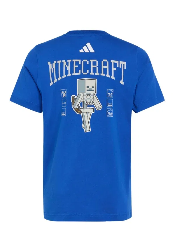 Футболка Adidas Performance J Minecraft Tee Print, темно-синий — фото 2