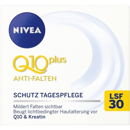 

Q10 Plus Дневной крем против морщин с высокой защитой от солнца, 50 мл, Nivea