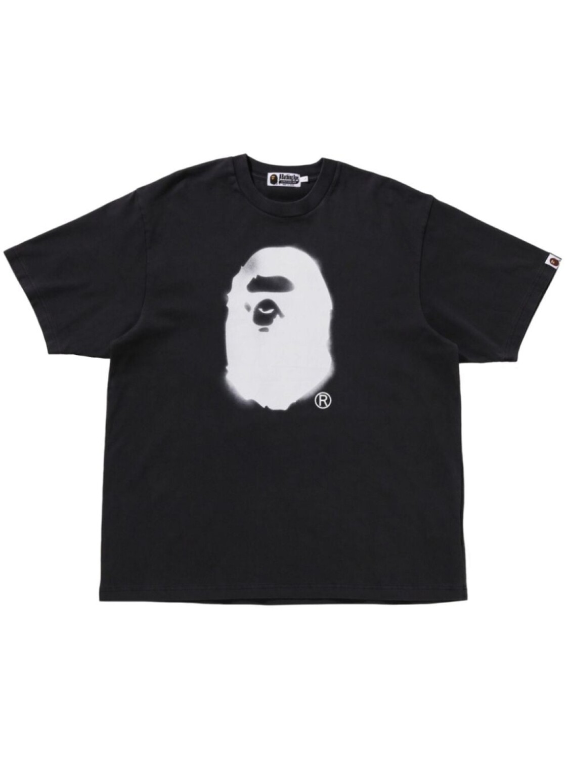 

A BATHING APE футболка Ape Head, черный