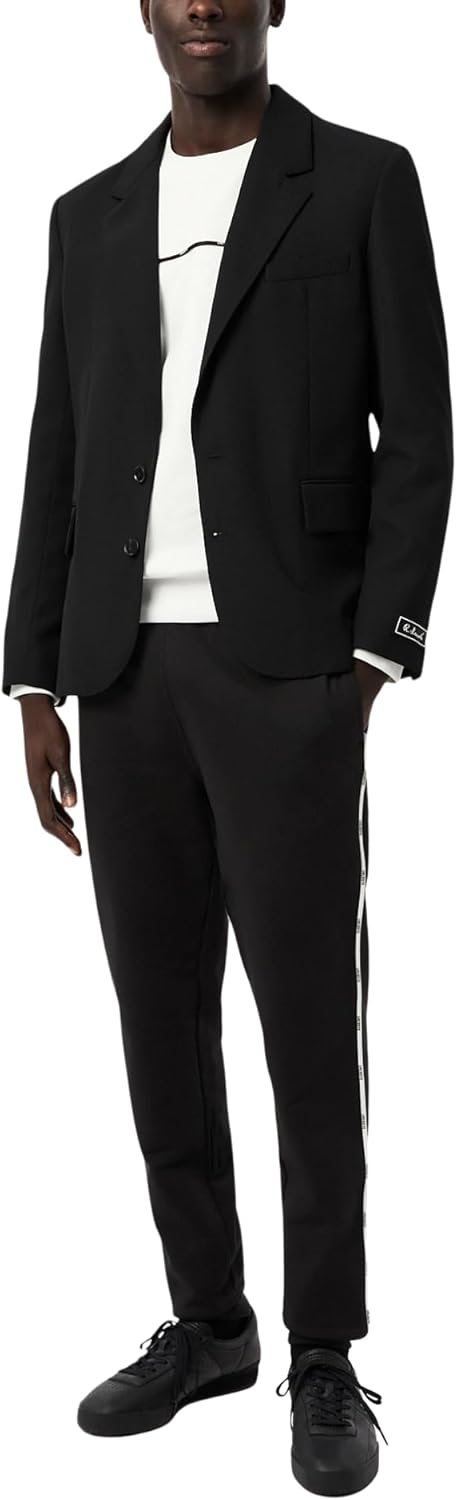 

Мужские спортивные брюки Lacoste зауженного кроя, Black