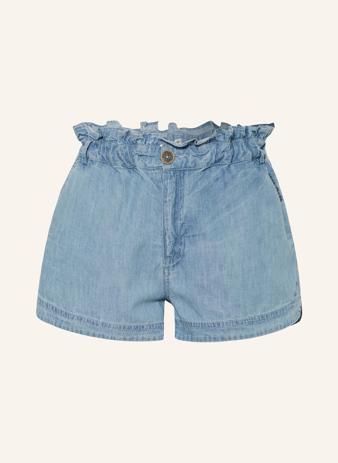 

Джинсы выглядят как шорты Pepe Jeans, голубой