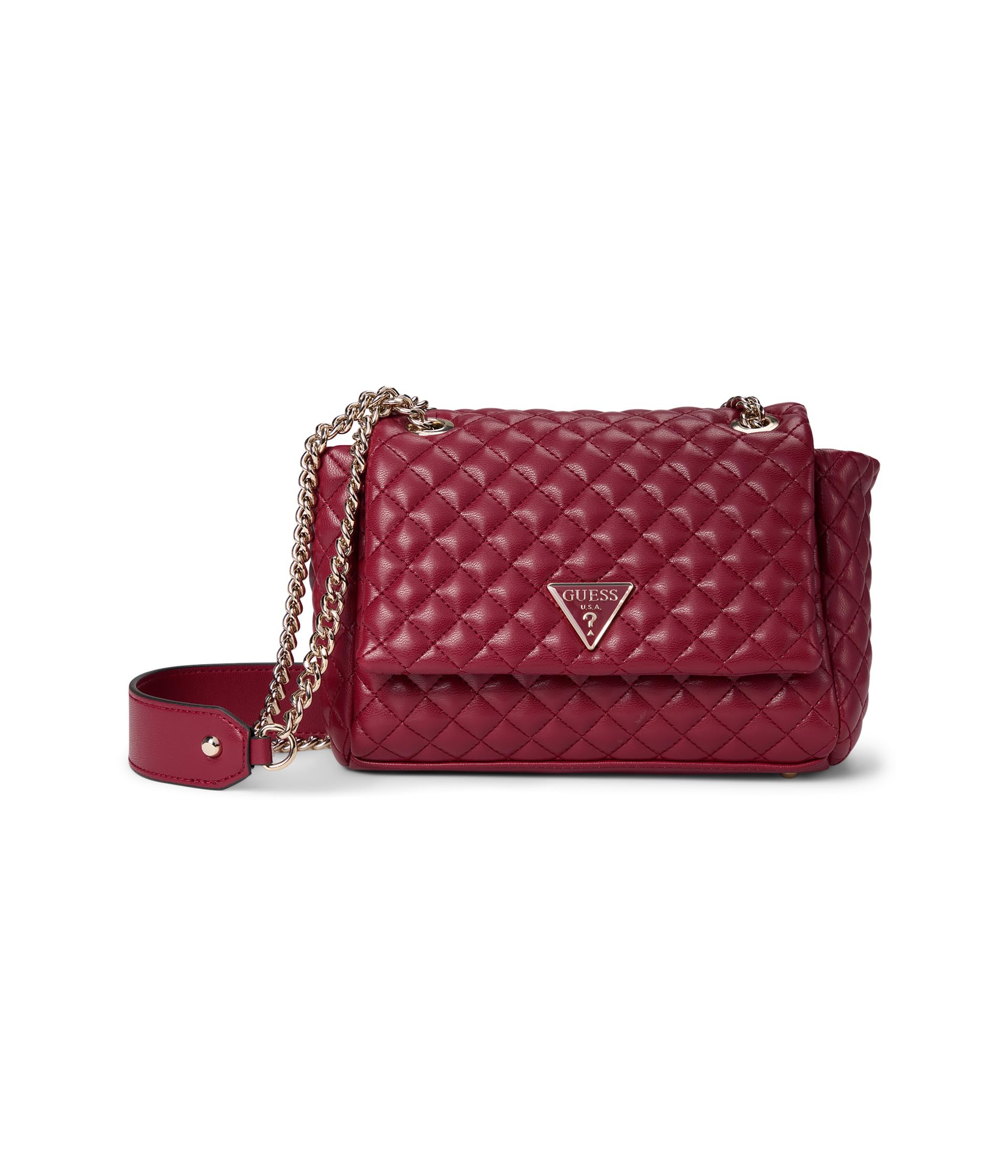 

Сумка кросс-боди GUESS Eco Rianee Convertible Crossbody Flap, цвет Claret