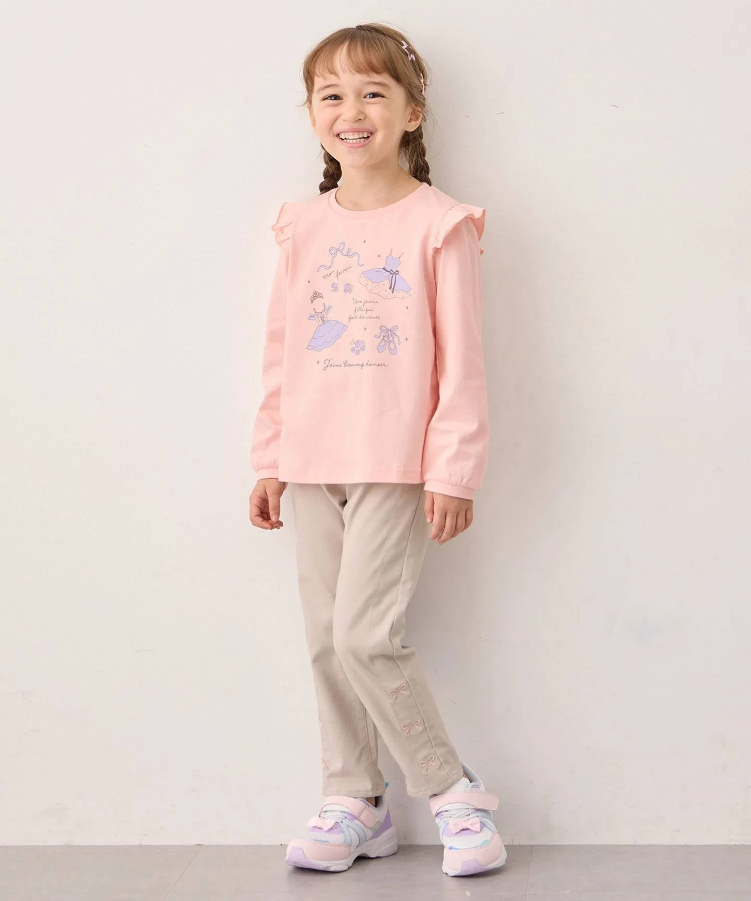 Детские кроссовки ANY KIDS Moonstar с бантом чёрные — фото 4