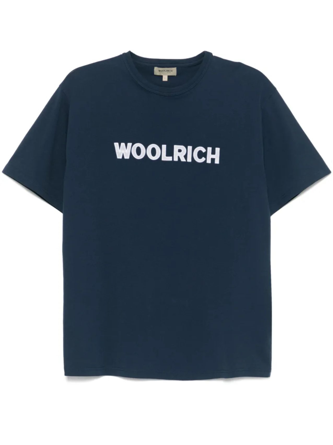 

Woolrich футболка с вышитым логотипом, синий