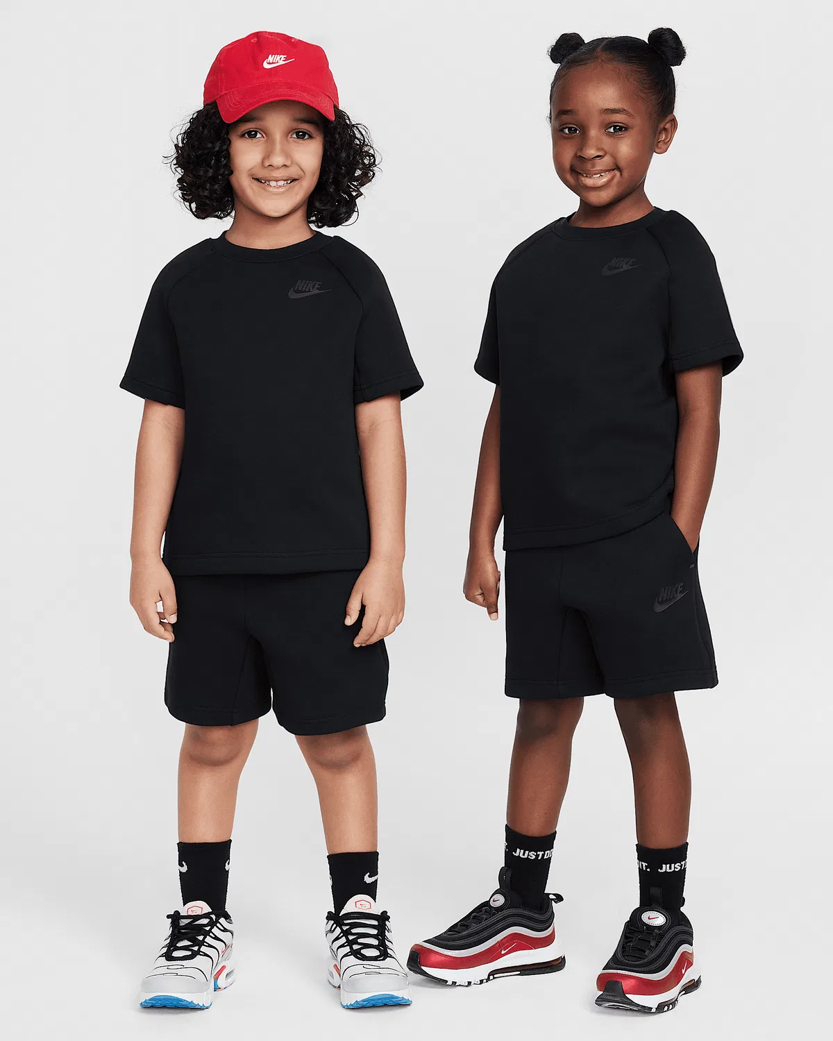 Детский набор из 2 предметов Nike Little Kids' Crew Set, Black