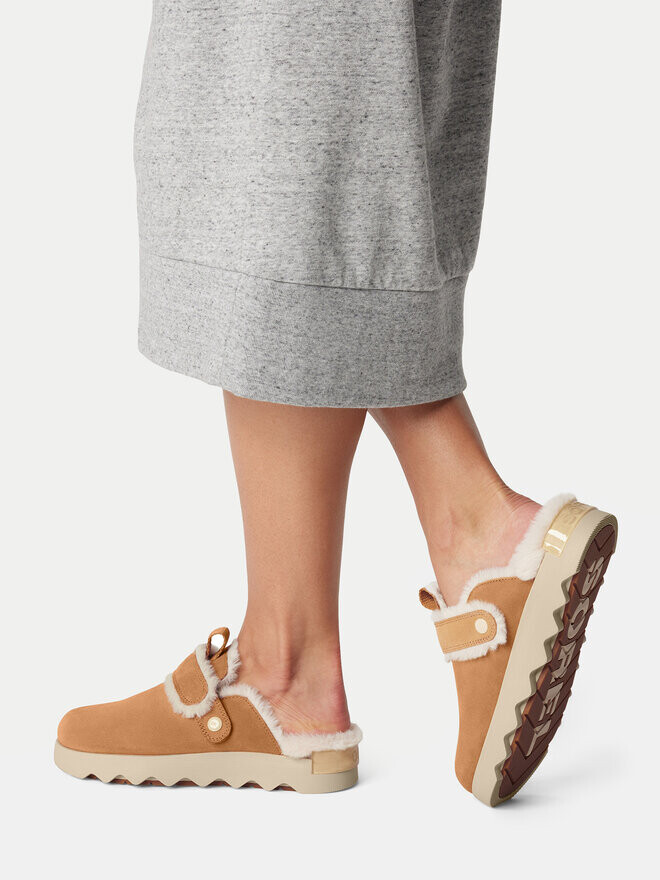 Тапочки Sorel VIIbe Clog Suede Cozy 2048521253, коричневый — фото 2