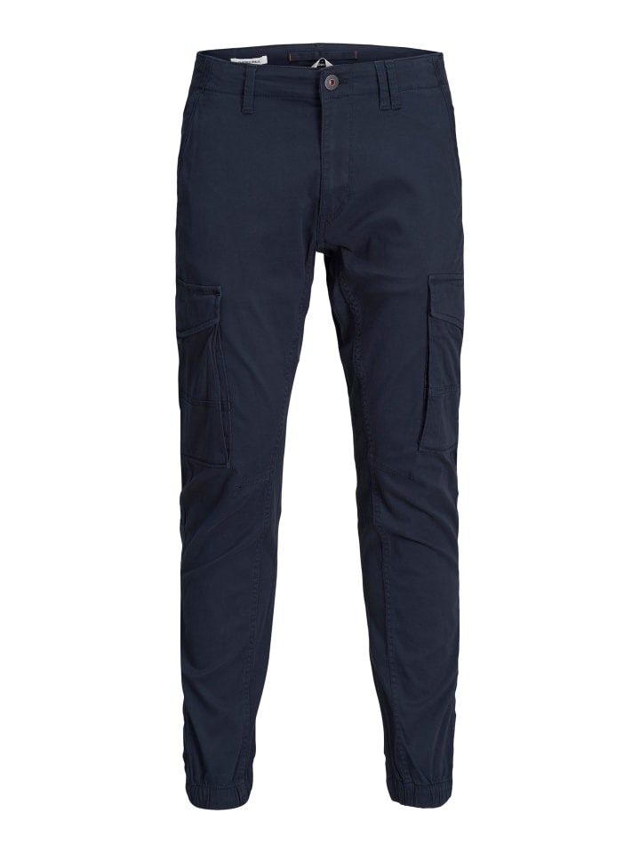 

Тканевые брюки JACK & JONES Junior, темно-синий