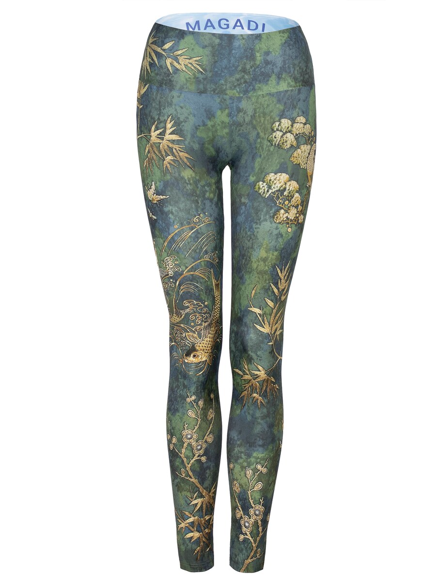 

Узкие тренировочные брюки Magadi Camo, зеленый