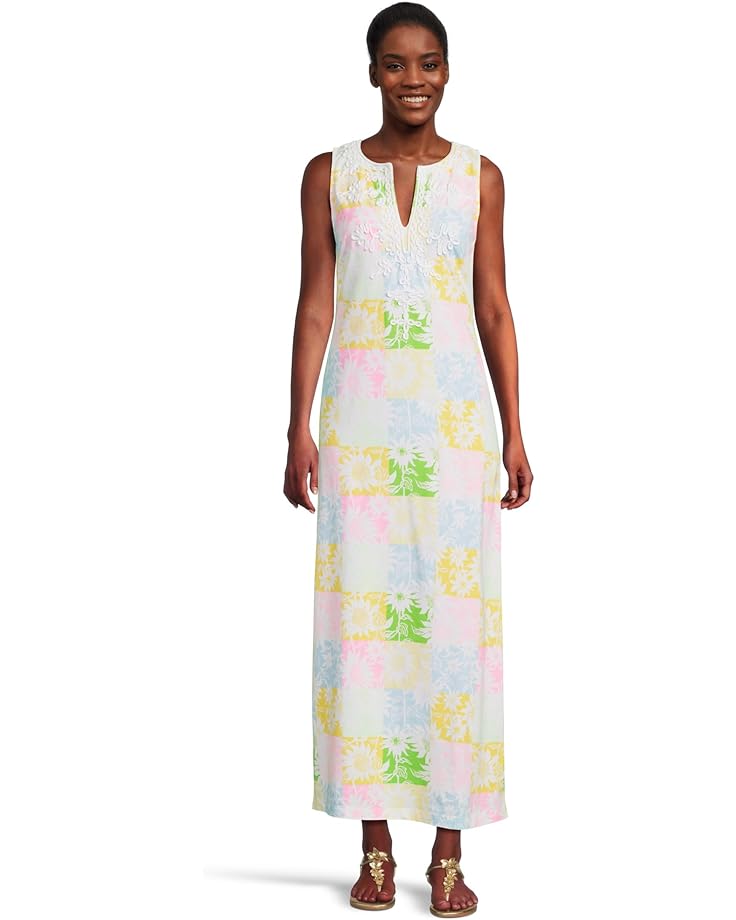 

Платье Lilly Pulitzer Raina Maxi Dress, цвет Multi Via Sunny Sunflowers