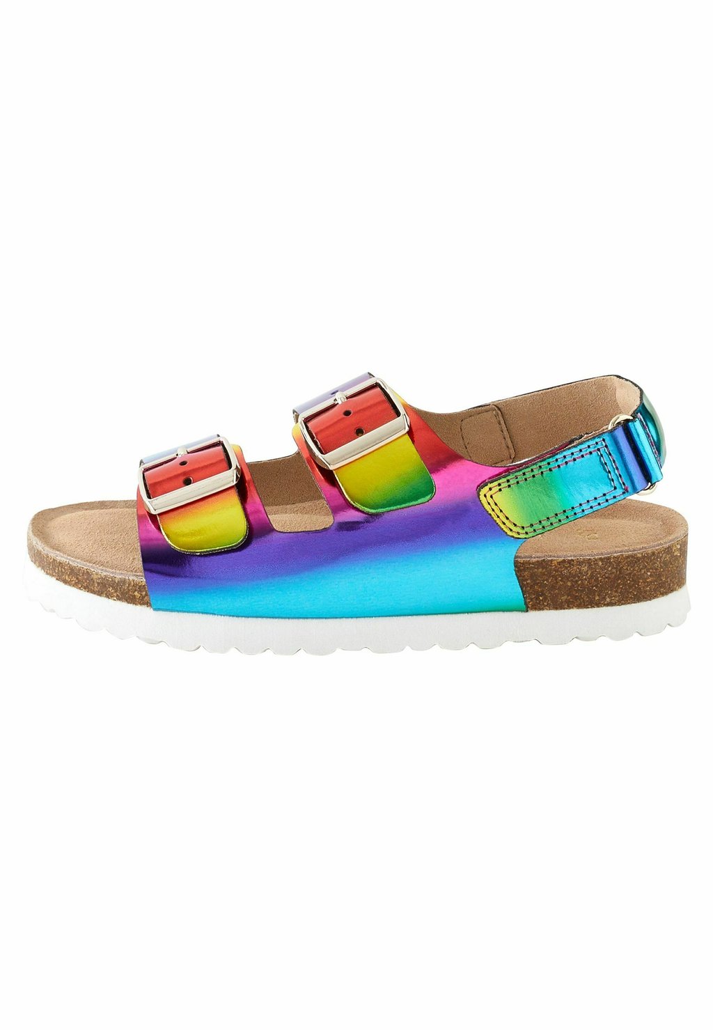 

Сандалии с ремешками TWO STRAP WIDE FIT Next, цвет multicolour rainbow leather