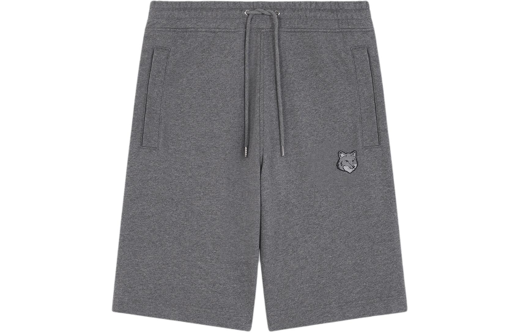 

Шорты для бега Oversize с логотипом Fox Head от Maison Kitsuné Maison Kitsune, темно-серый