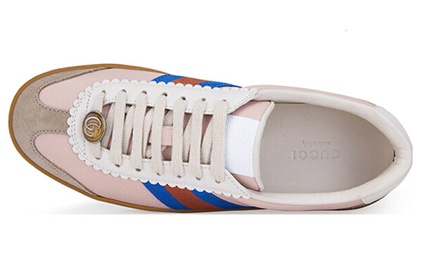 Кроссовки g74 web casual shoes 'pink blue' Gucci, розовый — фото 4