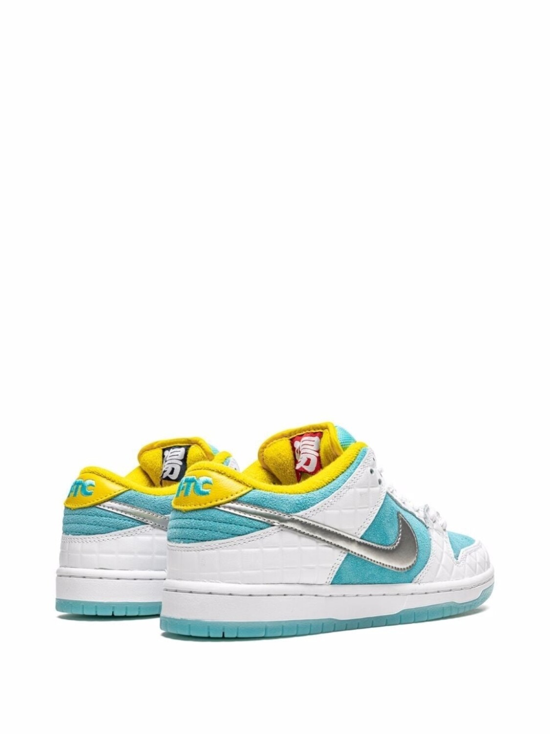 Кроссовки Dunk Low FTC Lagoon Pulse Nike, белый — фото 3