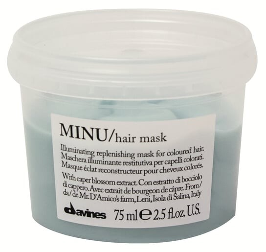 

Осветляющая маска для окрашенных волос 75 ​​мл Davines Minu