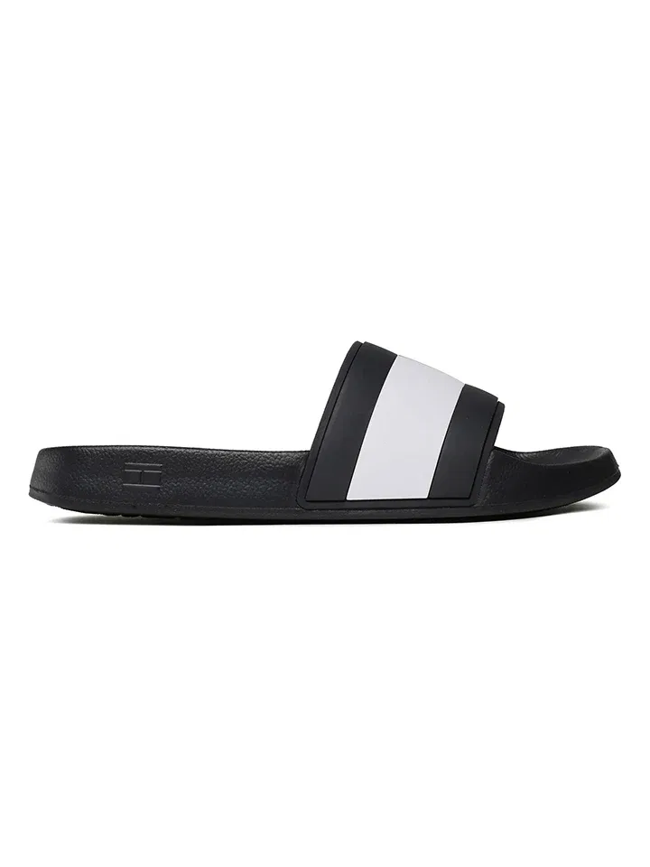 Домашние тапочки открытые Tommy Hilfiger Shoes черный — фото 2