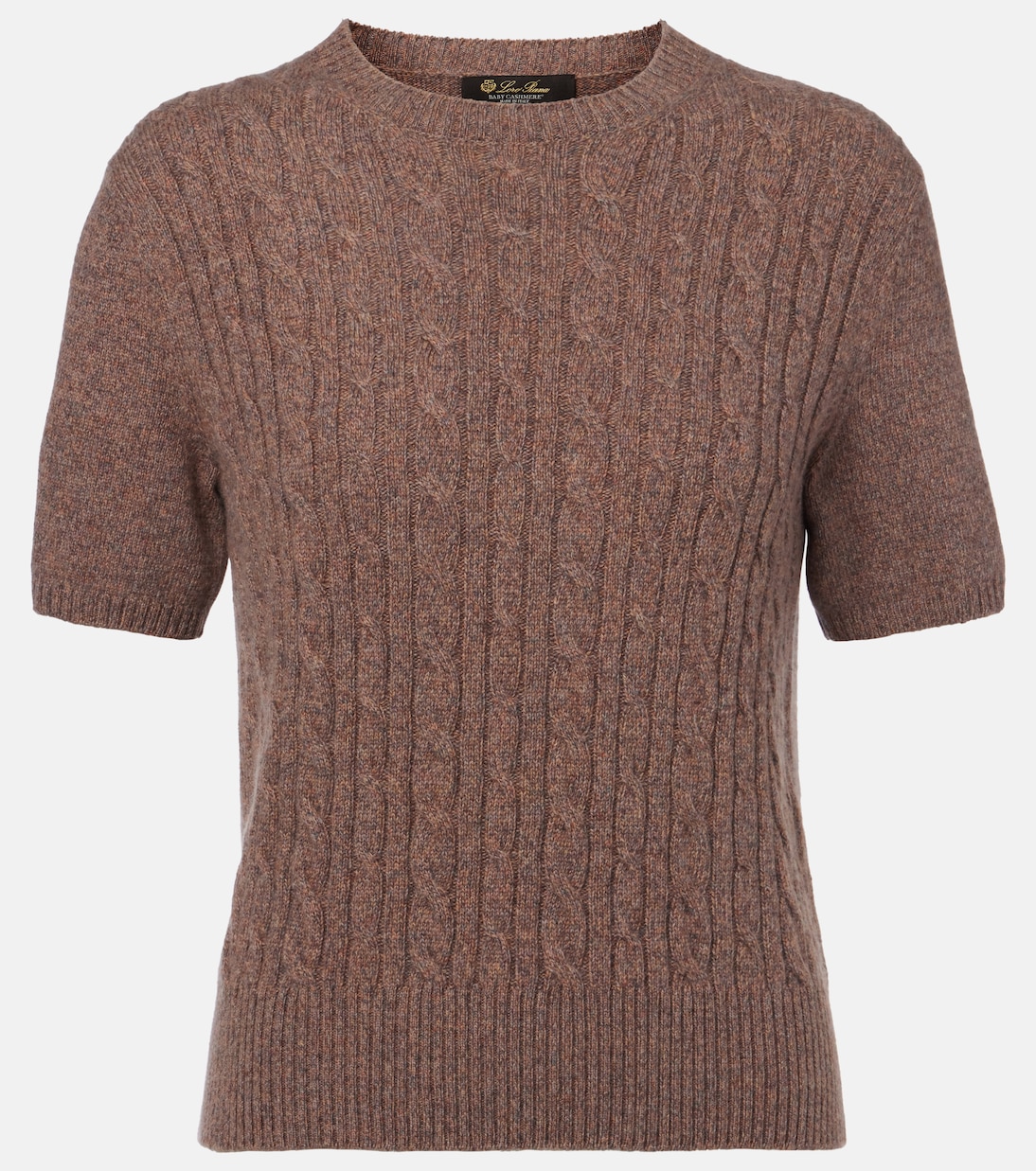 

Кашемировый свитер Treccia с косичной вязкой Loro Piana, Jelly Mash