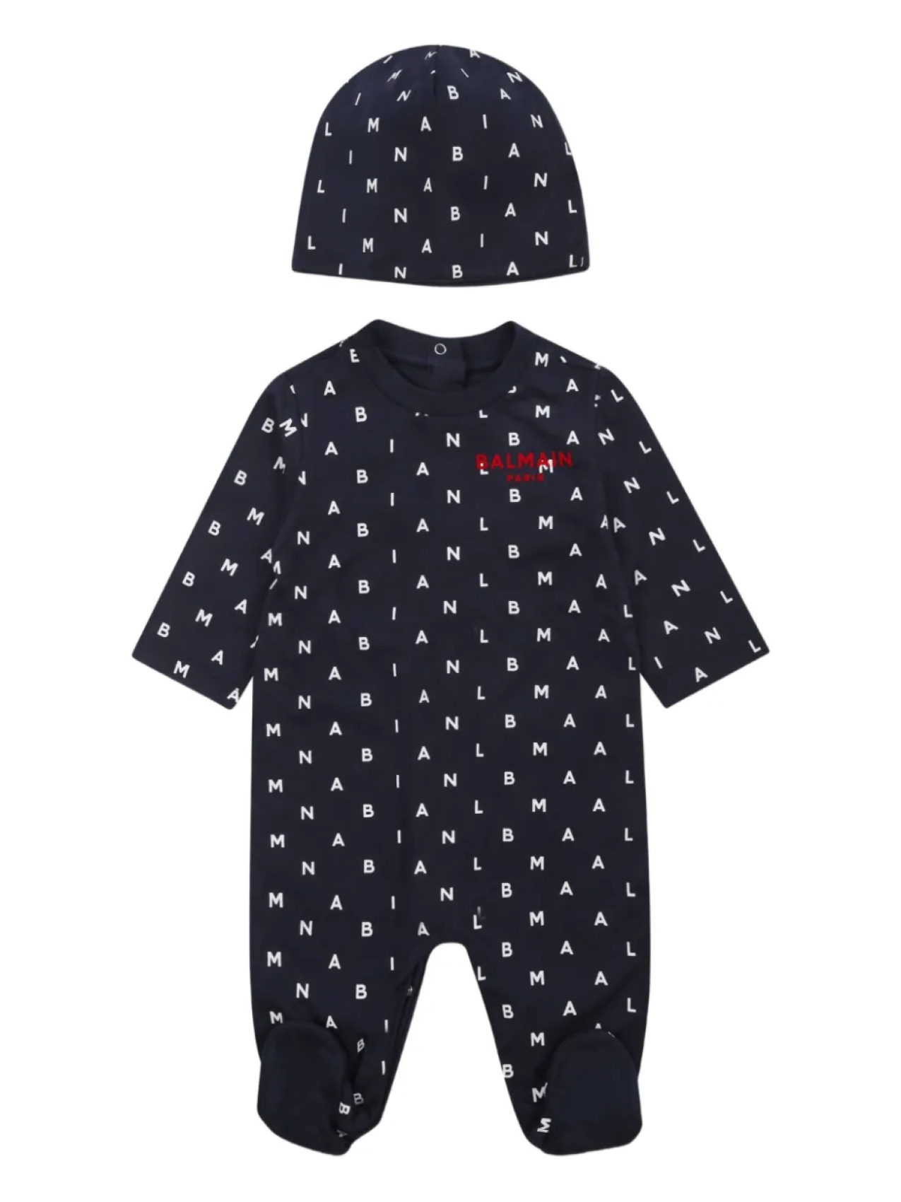 

Боди с монограммой Balmain Kids, синий