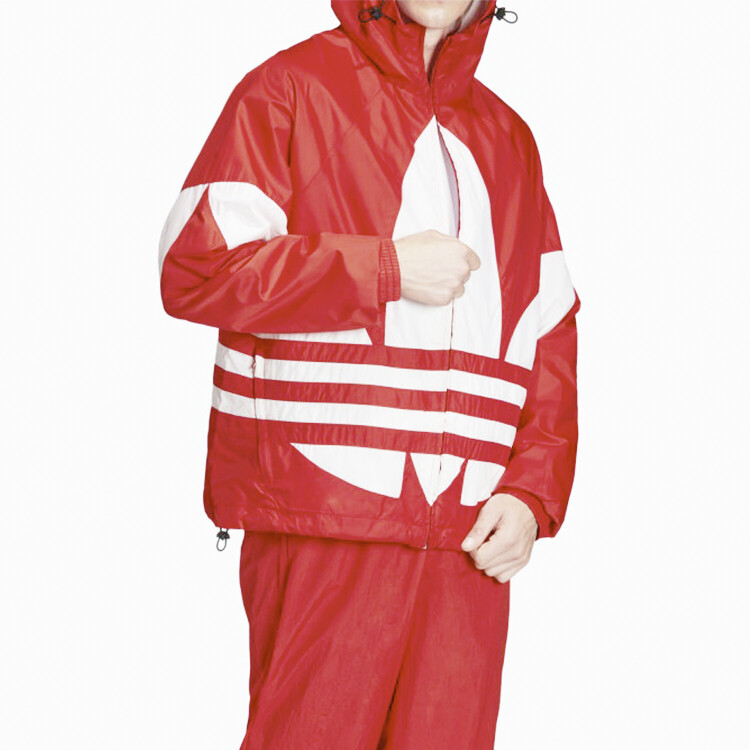 Куртка Trefoil мужская красная Adidas Originals, красный — фото 4