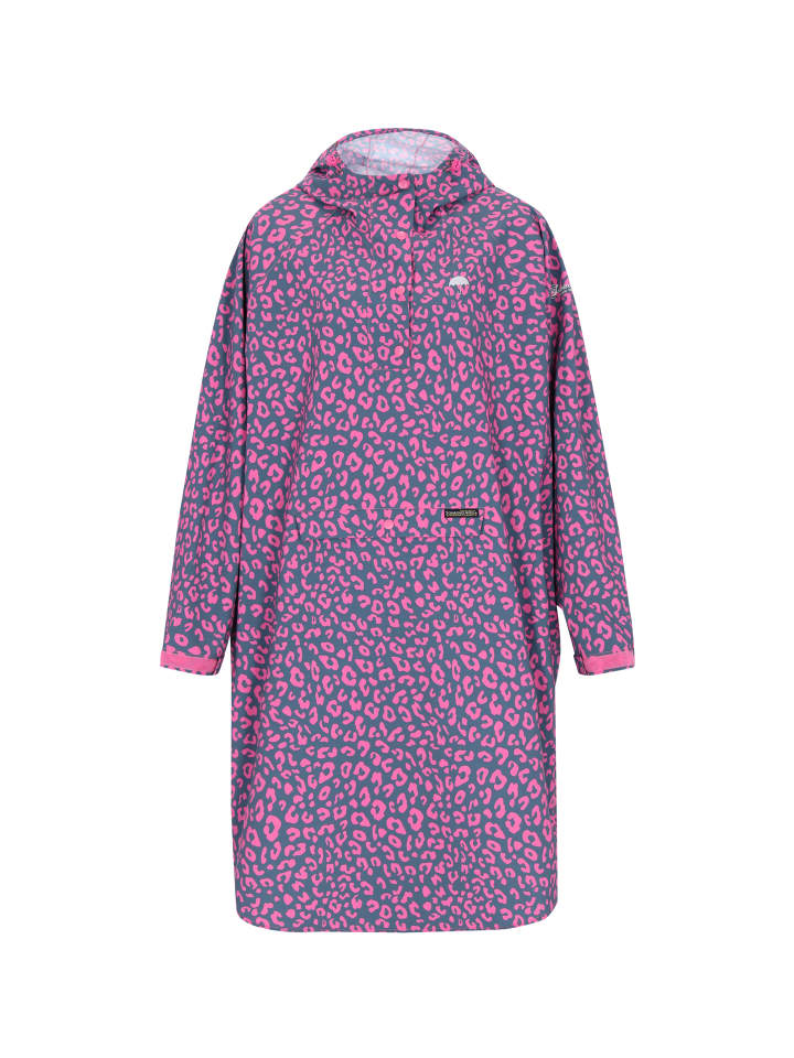 

Schmuddelwedda Женское пальто розового, темно-синего цвета с леопардовым принтом