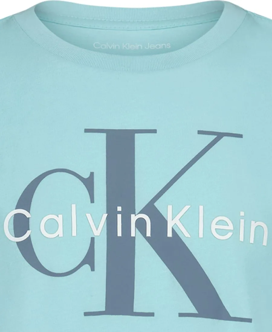 Детская футболка с круглым вырезом и монологом (8-20 лет) Calvin Klein, Plume — фото 4