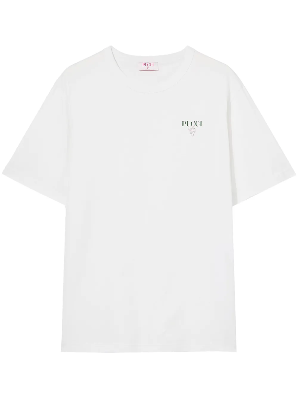 

Футболка с логотипом PUCCI, белый