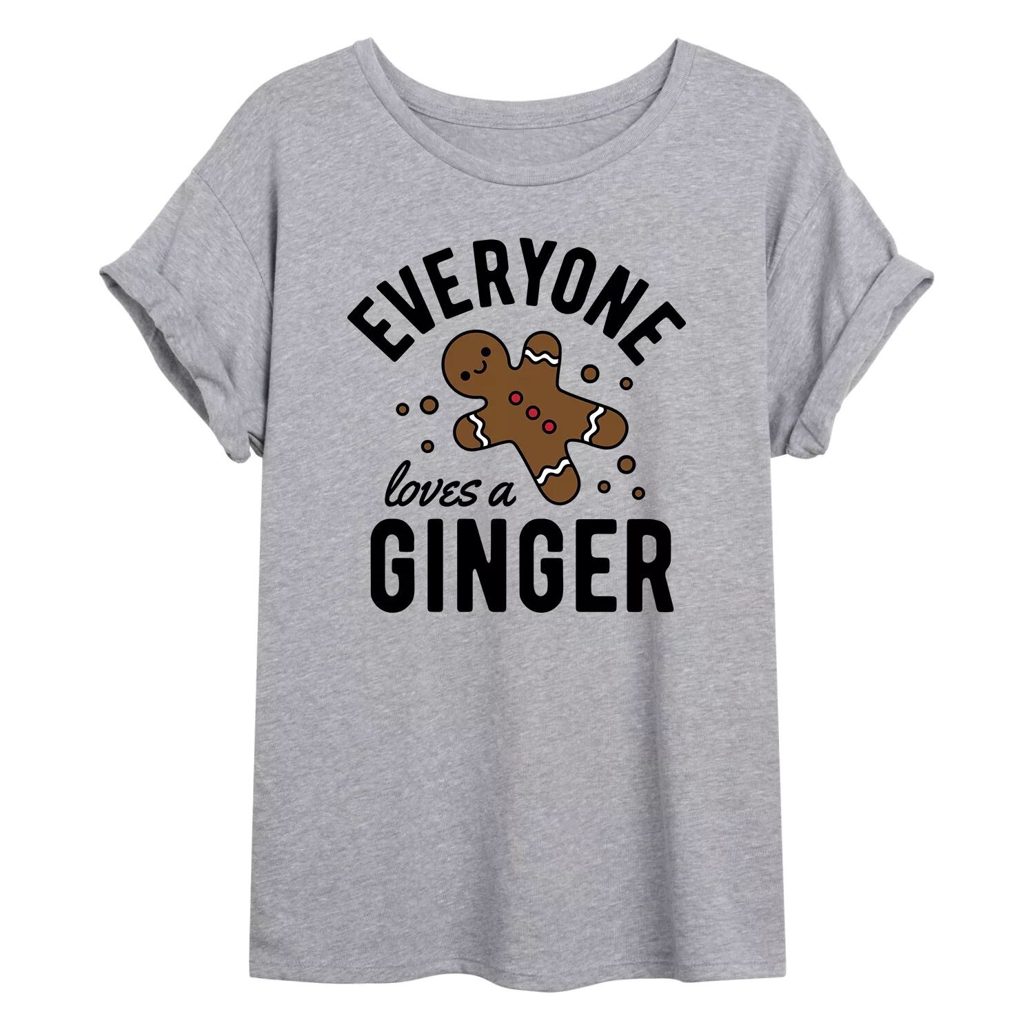 

Футболка Juniors' Loves A Ginger с струящимся рисунком Licensed Character
