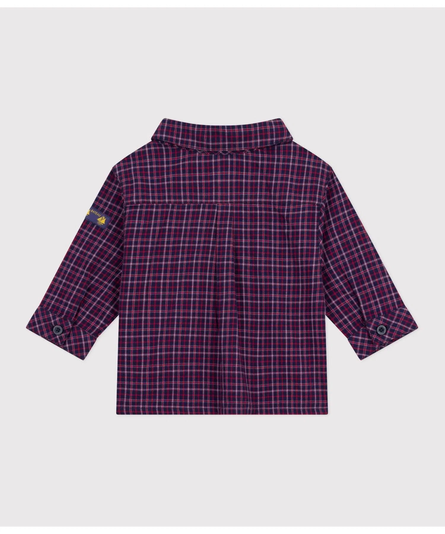 Детская рубашка PETIT BATEAU в клетку — фото 2