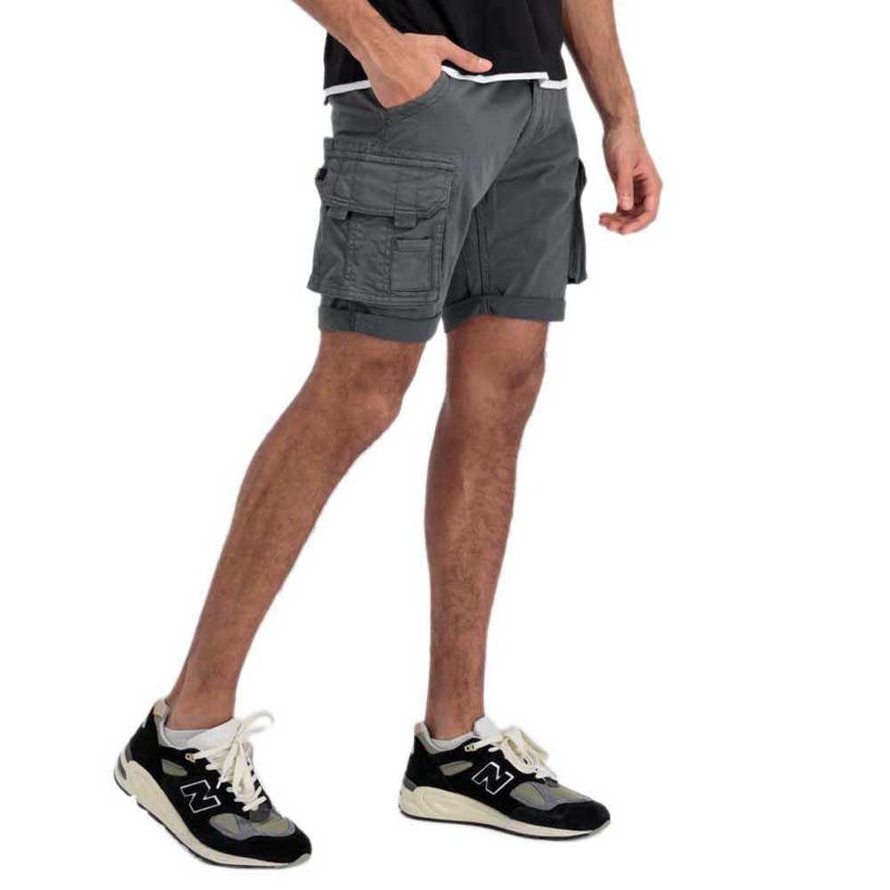 

Шорты Alpha Industries Crew Cargo, серый
