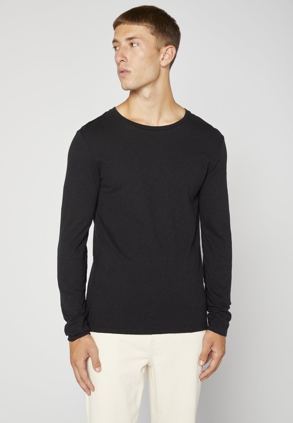 

Футболка с длинным рукавом Homme Bysapick American Vintage, цвет noir