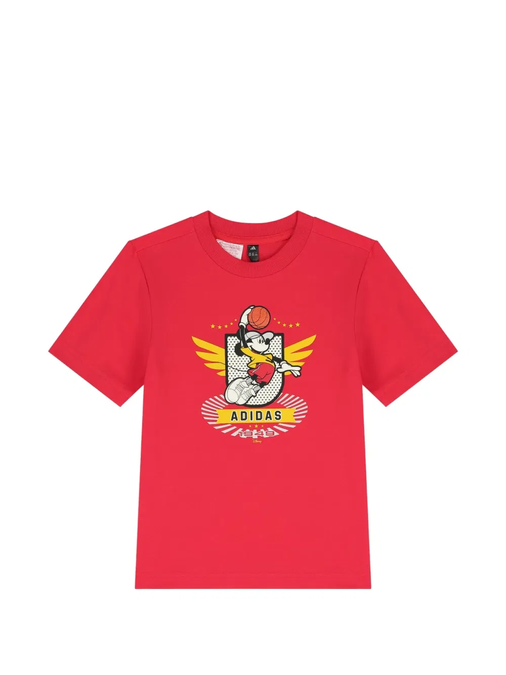 Комплект шорт с Микки Маусом Adidas Kids, красный — фото 3