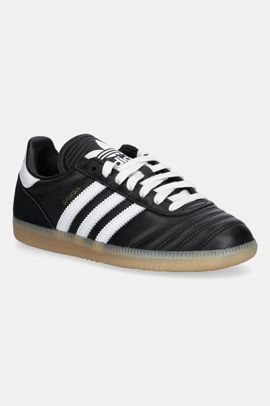

Кожаные детские кроссовки Samba Adidas Originals, черный