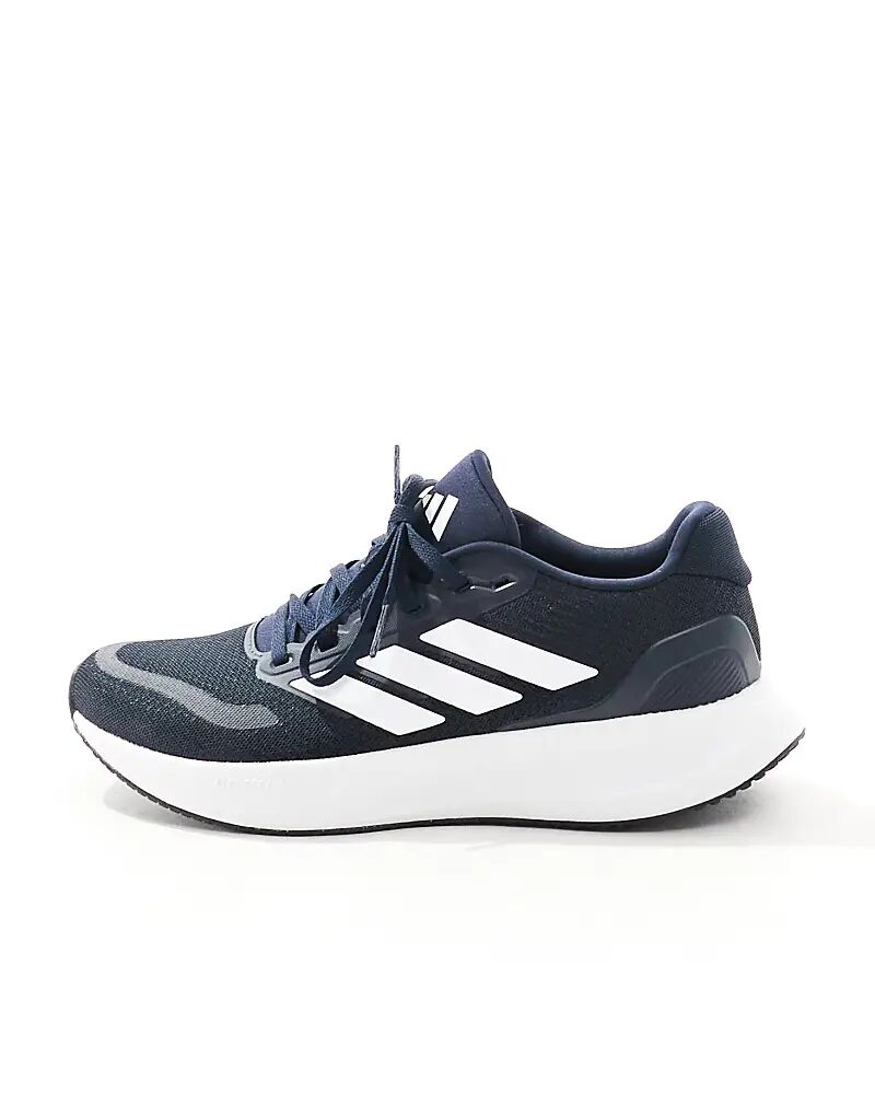 Кроссовки adidas Running RunFalcon 5 темно-синего, черного и белого цвета adidas performance — фото 2