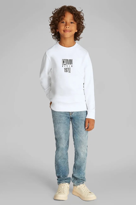 

Детская толстовка Calvin Klein Jeans, белый