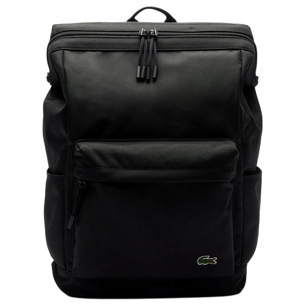 

LACOSTE Полиэстеровый рюкзак обычный мужской черный, Black