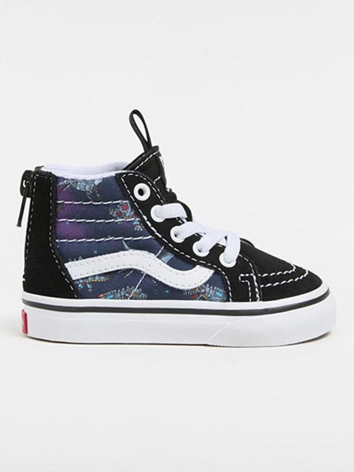 

Высокие кроссовки Vans Leder-Sneakers SK8-Hi Zip, цвет Schwarz/Blau