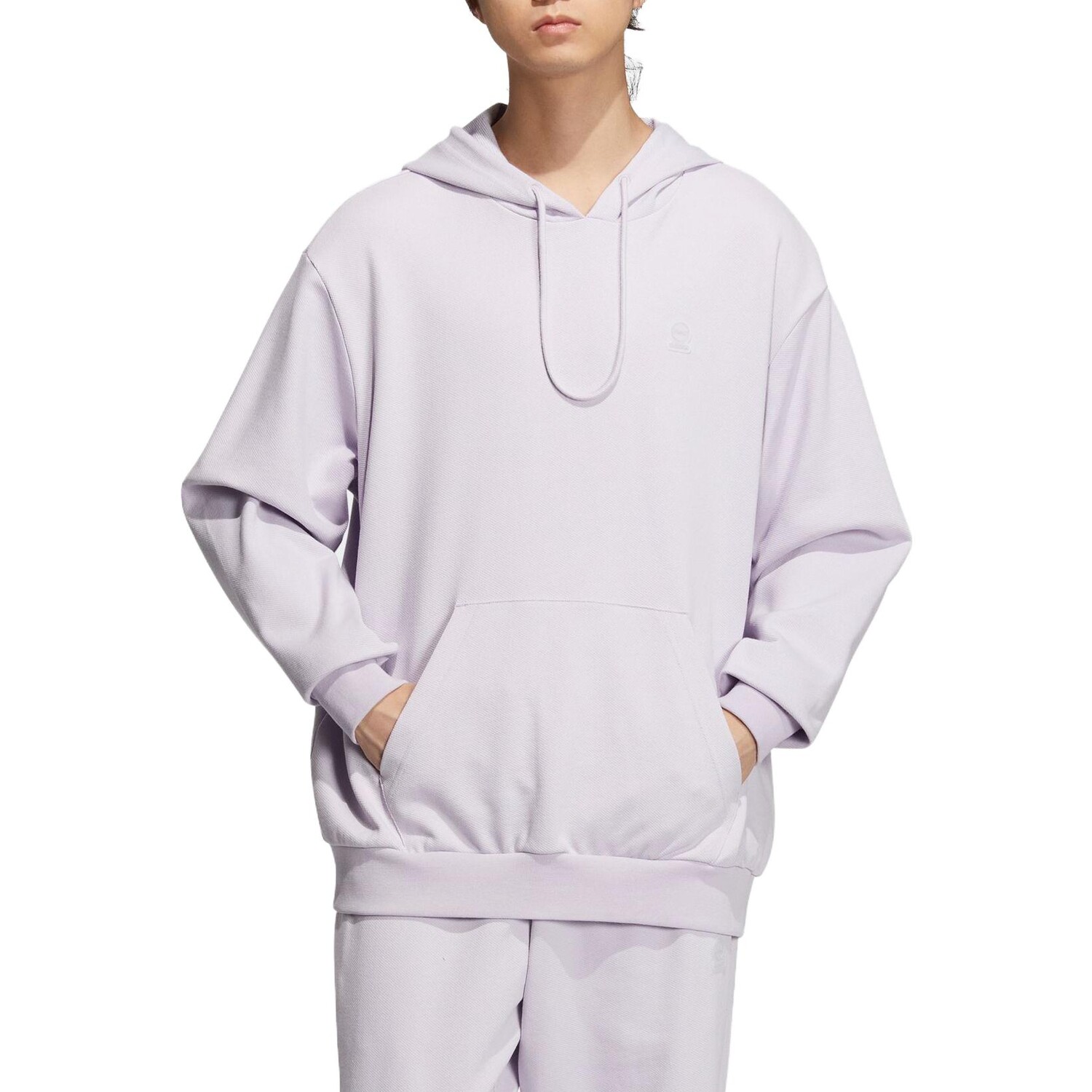 ESSENTIALS Толстовка унисекс серебристая Adidas, цвет Silver — фото 2