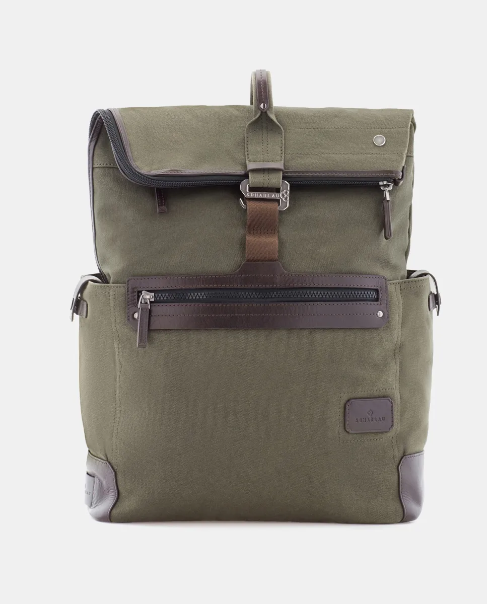 

Военная зеленая хлопковая мужская сумка Scharlau, военный зеленый