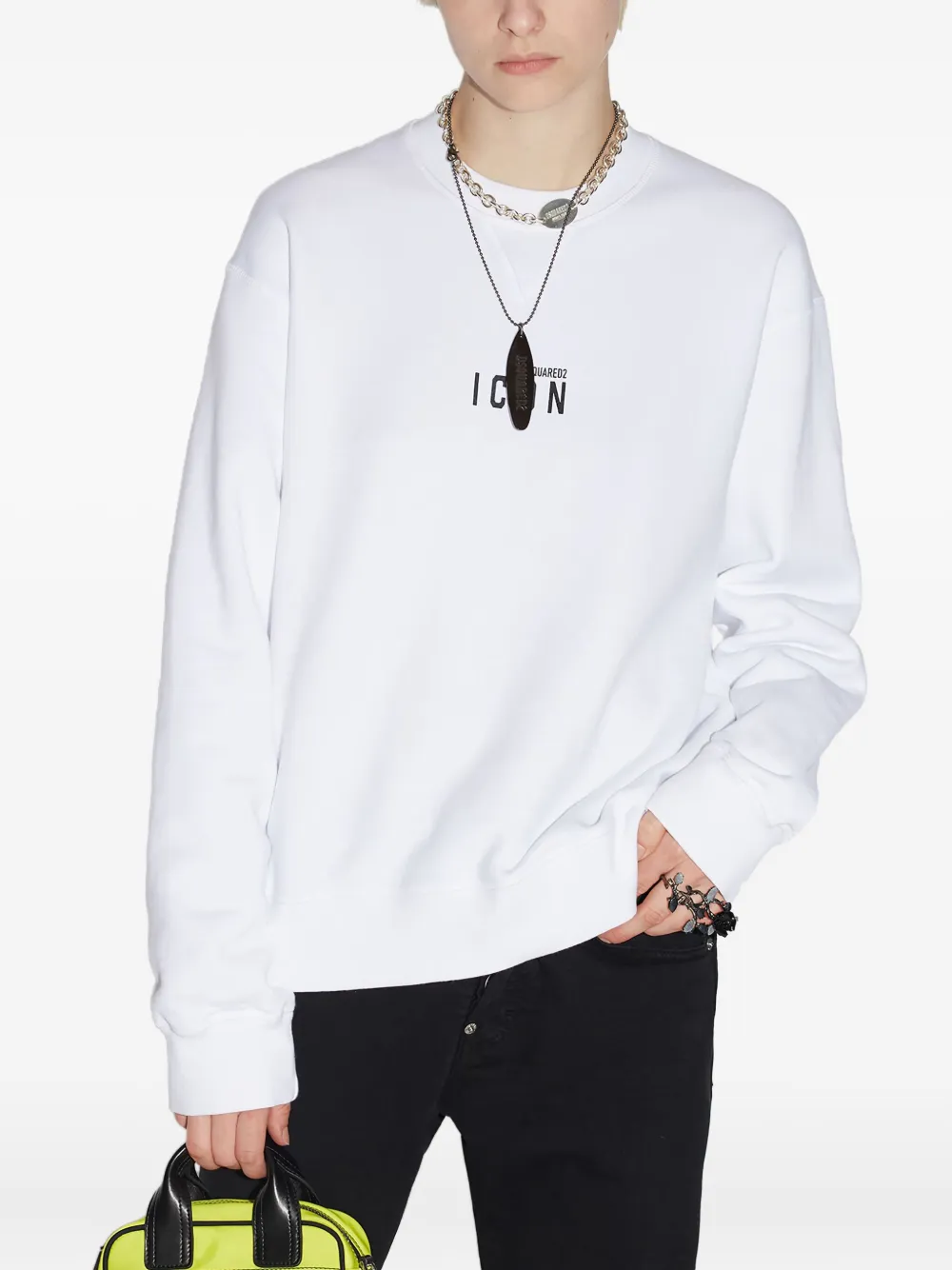 

Толстовка с логотипом DSQUARED2, белый