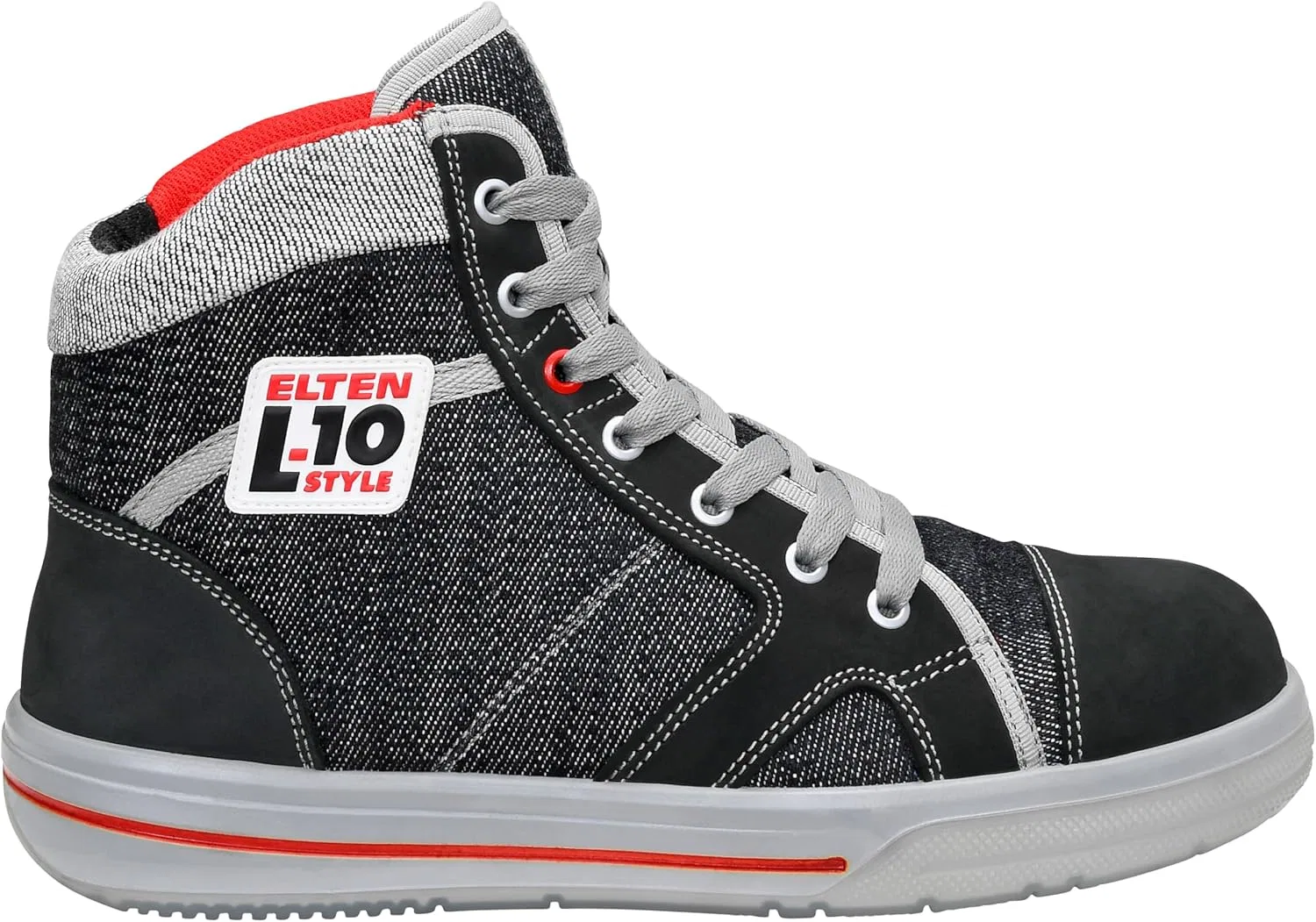 Ботинки ELTEN Unisex Sensation Mid ESD S2Sicherheitsschnürstiefel Sensation Mid ESD S2 Größe 40, Black — фото 2