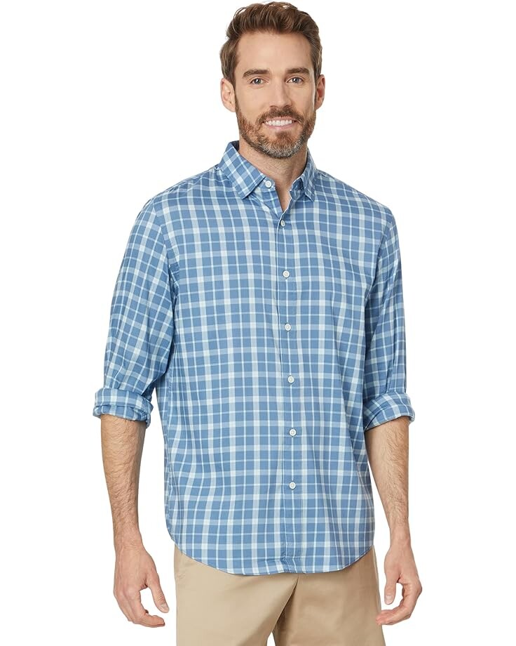 

Рубашка Faherty The Movement Shirt Classic Fit, цвет York Harbour Plaid