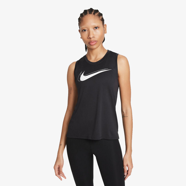 

Топ без рукавов с логотипом dri-fit Nike, черный