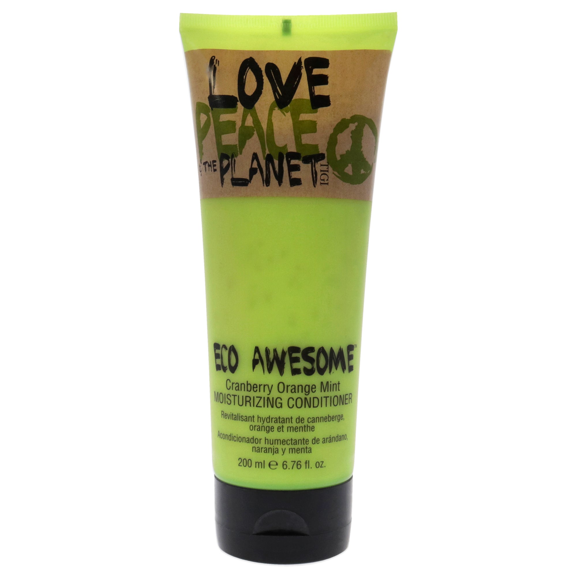 

Увлажняющий кондиционер Love Peace and the Planet Eco Awesome от TIGI для мужчин и женщин - 6,76 унций (170 мл), прозрачный