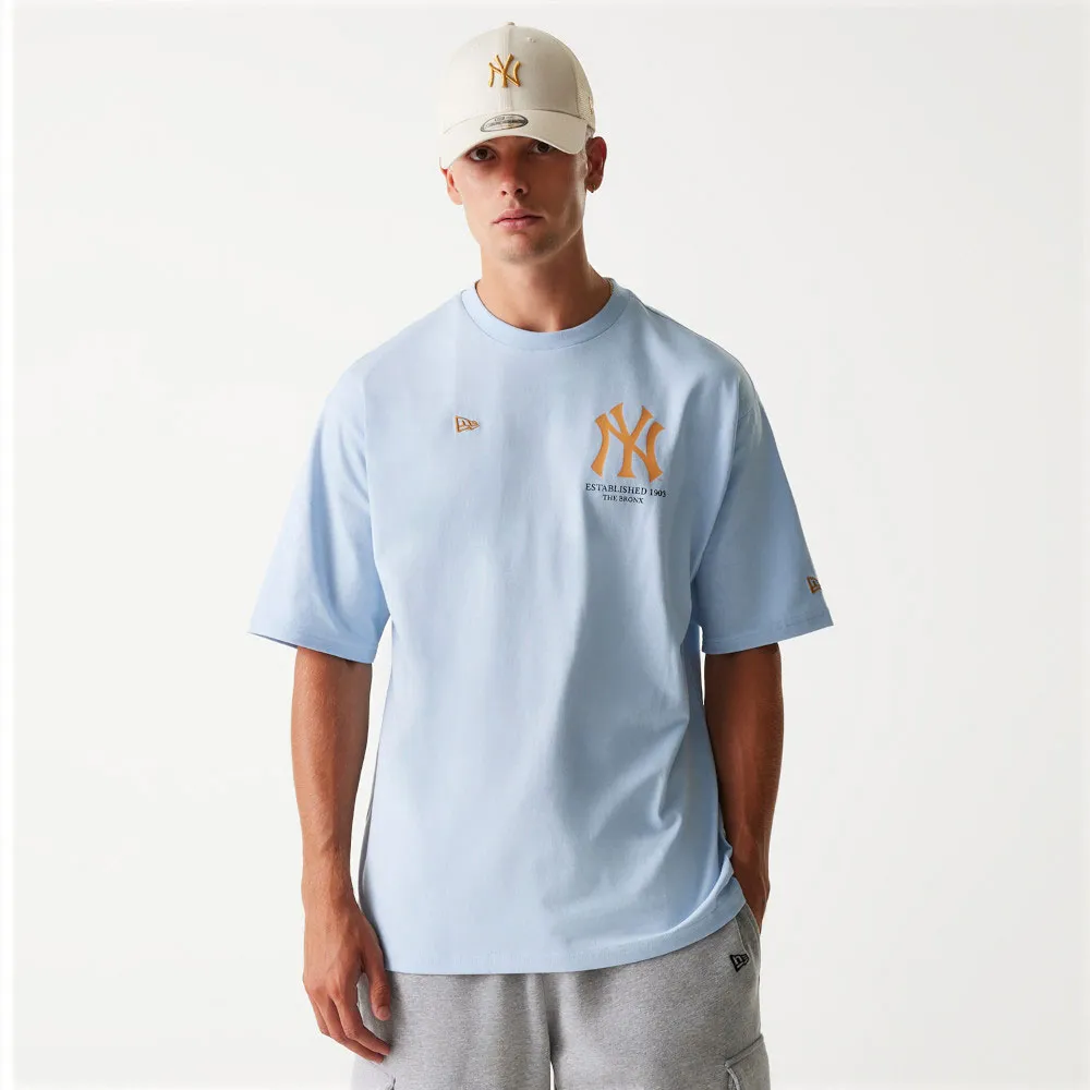

Футболка с коротким рукавом New Era MLB New York Yankees Oversize, синий