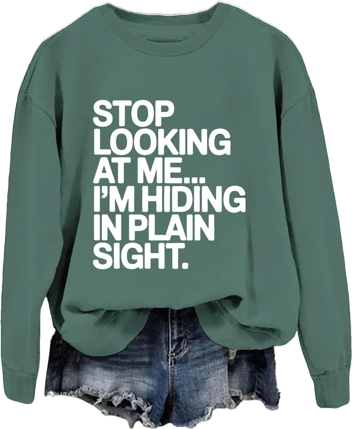 

Толстовка Stop Looking At Me I'm Hiding MQZUO