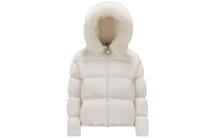 

Пуховик женский белый Moncler