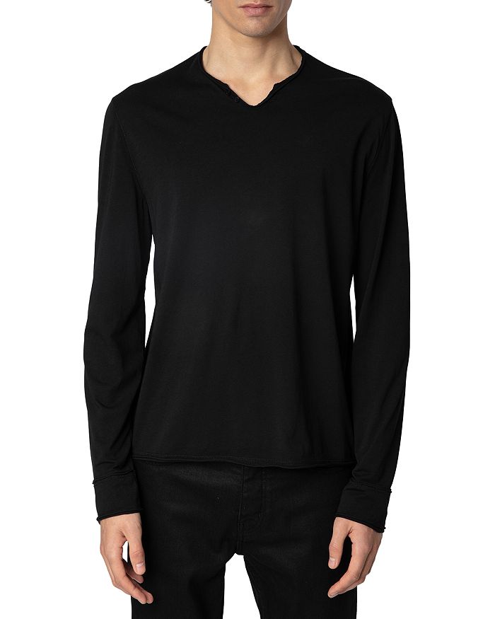 

Футболка Henley с графическим принтом Monasti Poem Zadig & Voltaire, черный