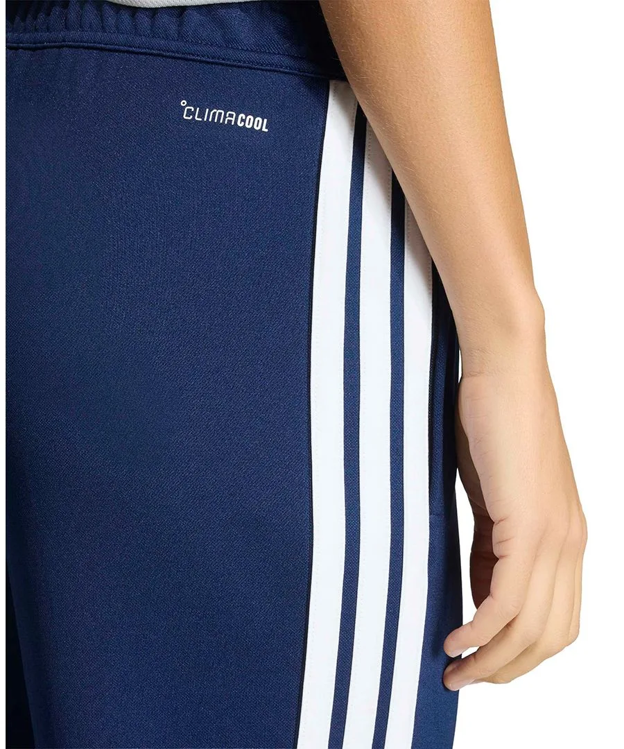 Женский тренировочный спортивный костюм, брюки стандартного кроя Adidas, team темно-синий синий 2/белый — фото 4